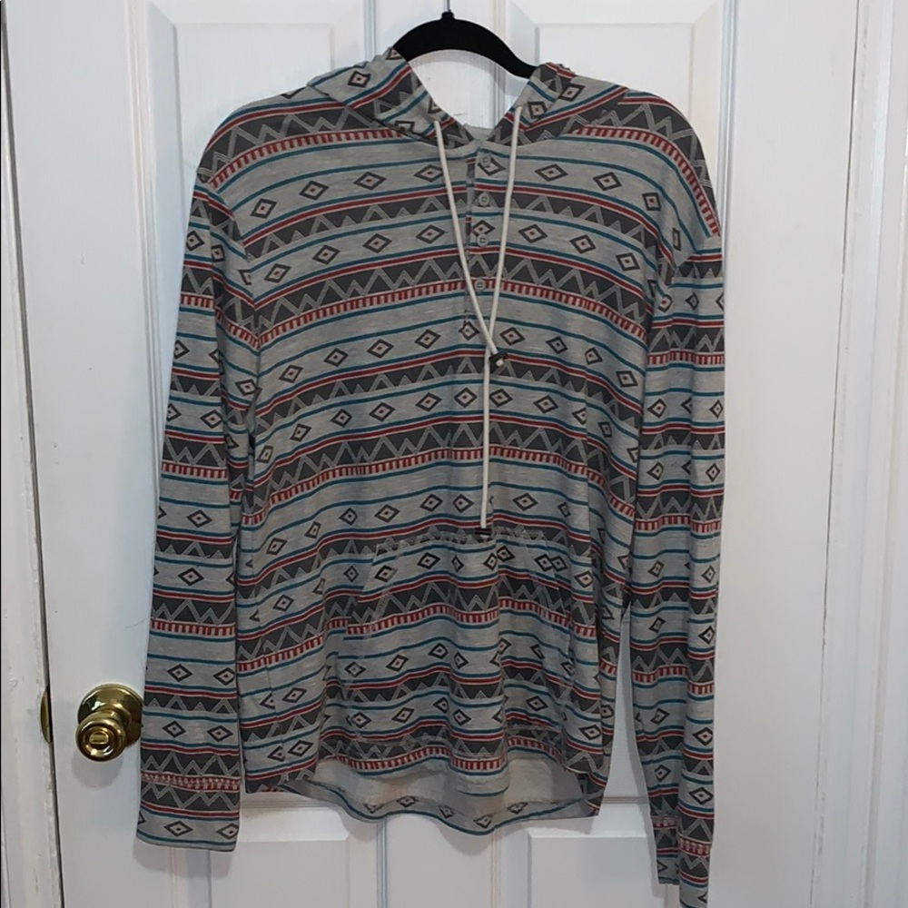 Mens Aztec Hoodie
